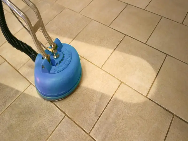 tiled floor cleaning